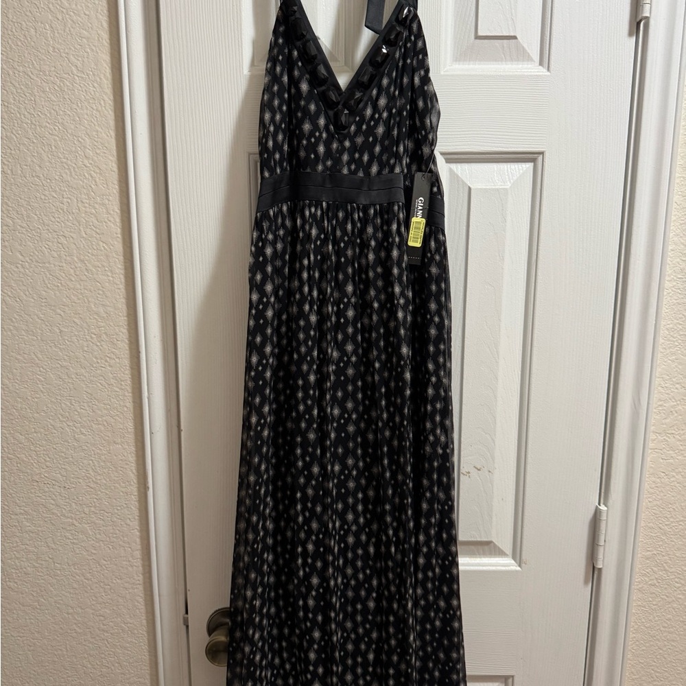 Gianni‎ Bini Black and White Patterned Dress